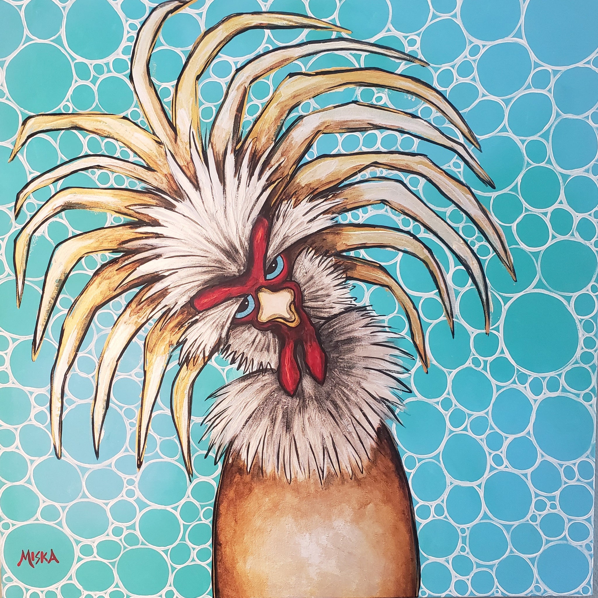 Blue Eyed Rooster