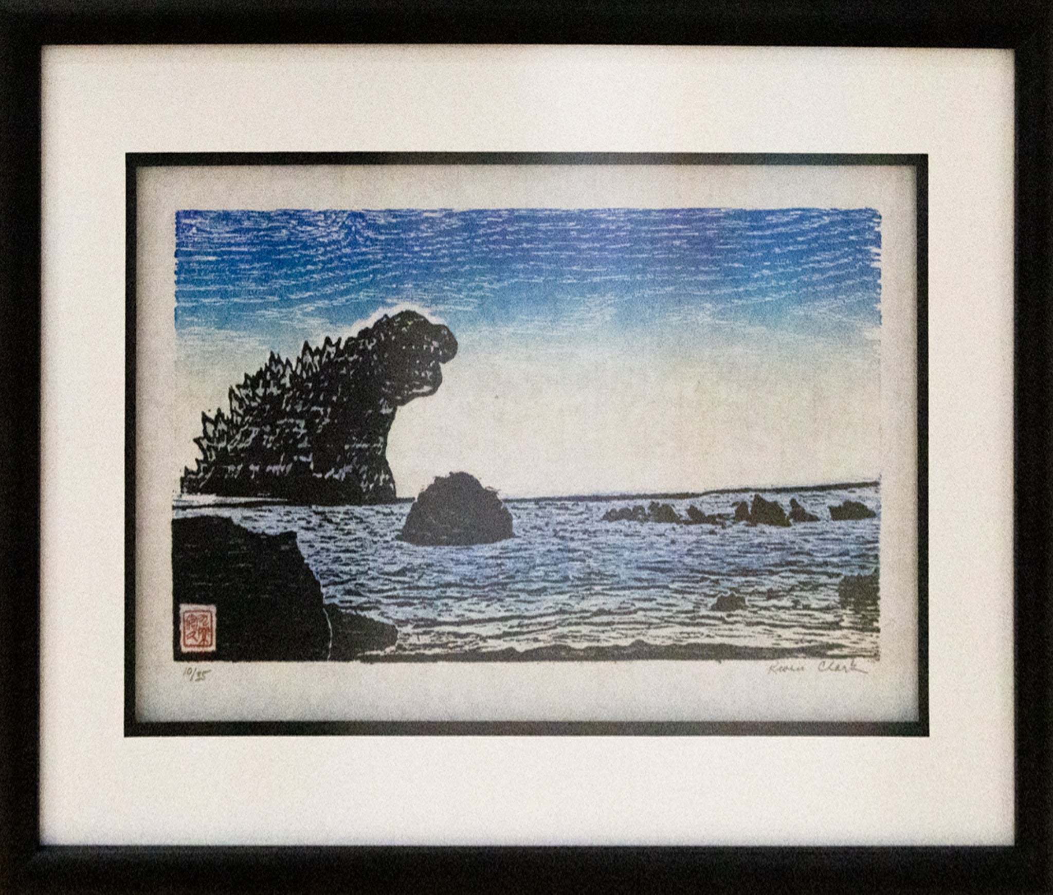 Face Rock Godzilla